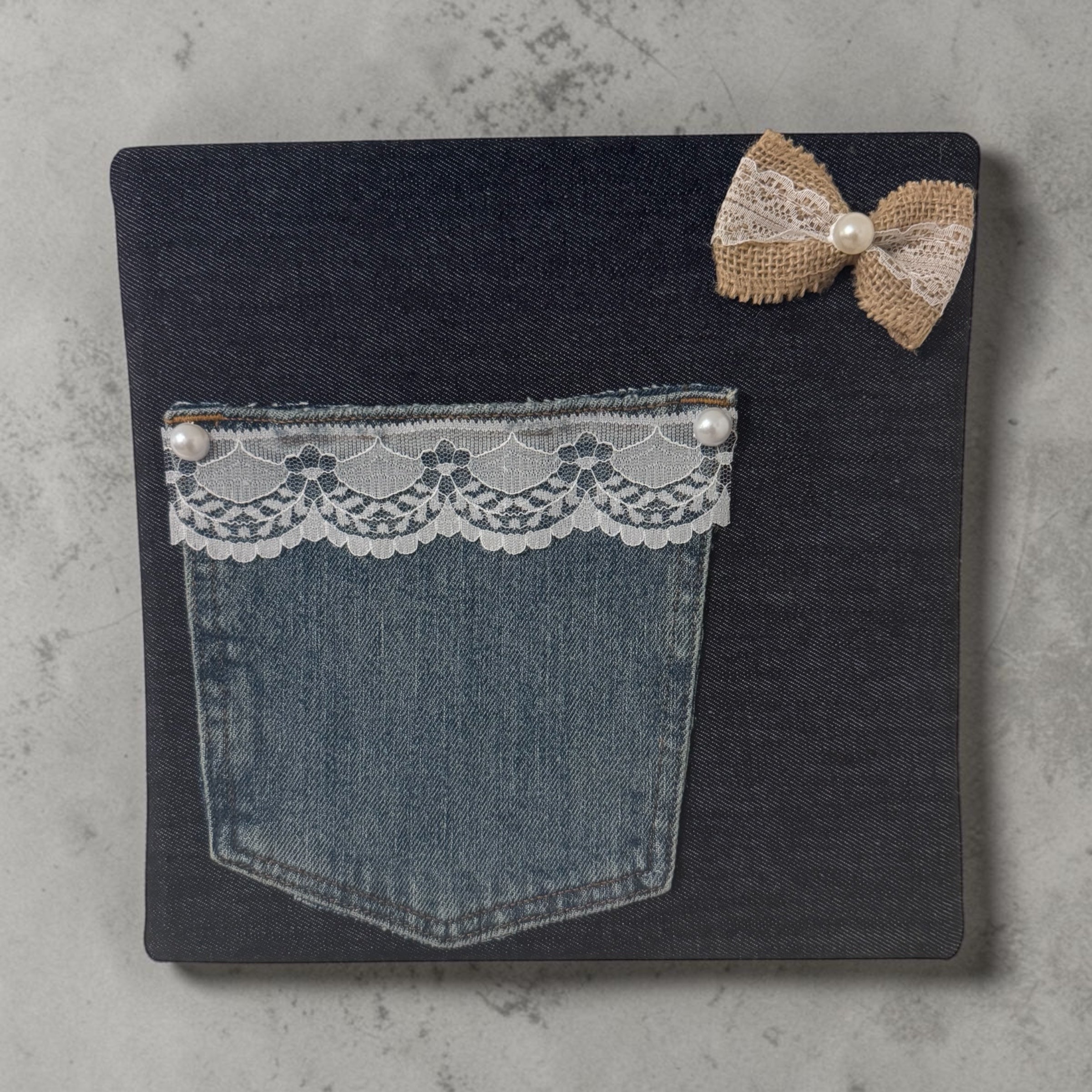 Heart Pocket™ Mini – Simply Lace - Brown Bow